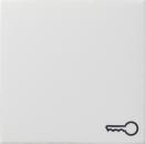 Gira System 55 Wippe mit Symbol SchlŸssel Reinwei§ 028703