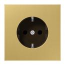 Jung LS990 Steckdose mit KS Messing-Classic ME1520KIC