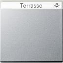 Gira System 55 Wippe mit Beschriftungsfeld Farbe Alu 029926