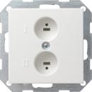 Gira System 55 Lautsprecherdose Reinwei§ gl_nzend 040203