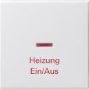 Gira System 55 Kontroll-Wippe Heizung Notschalter Reinwei§ matt 067827