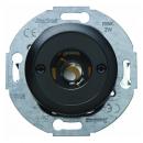 Berker 1930/Glas/Palazzo Drucktaster und Lichtsignal E10 mit Abdeckung  schwarz, gl_nzend 510401