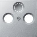 Gira System 55 Abdeckung Satdose Farbe Alu 086926