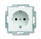B+J SCHUKO Steckdosen-Einsatz, alpinwei§, Busch-balance SI, Steckdosen 2300 EUC-914