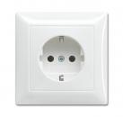 B+J balance SI Steckdose, alpinwei§, 20 EUJR-914