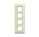 B+J Abdeckrahmen, elfenbeinwei§, Busch-dynasty, Rahmen Busch-dynasty 1724-832