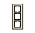 B+J Abdeckrahmen, Messing antik elfenbeinwei§, Busch-dynasty, Rahmen Busch-dynasty 1723-848