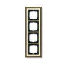 B+J Abdeckrahmen, Messing antik elfenbeinwei§, Busch-dynasty, Rahmen Busch-dynasty 1724-848