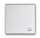 B+J Wippe mit Aufdruck, alusilber, future linear, Abdeckungen für Schalter/Taster 2520 KI-83