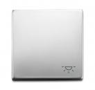 B+J Wippe mit Aufdruck, edelstahl, pur edelstahl, Abdeckungen fŸr Schalter/Taster 2520 LI-866