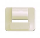 B+J Zentralscheibe fŸr Busch-powerDock, elfenbein/wei§, USB-Ladeger_te, USB-Ladeger_te 6477-22G