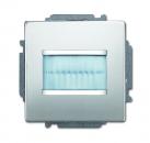 B+J Bewegungsmelder/Schaltaktor 1-fach, Wireless, edelstahl, Busch-free@home, Sensor-/Aktor-Kombinationen, Wireless 6215/1.1-866-WL