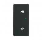 B+J Wippe, schwarz matt, Busch-free@home, Abdeckungen 6237-21-885