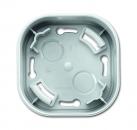 B+J Aufputz-Geh_use, alusilber, Busch-Installationsbus KNX, Pr_senzmelder, Busch-W_chter AP 6131/29-183