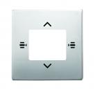 B+J Zentralscheibe fŸr Bedienelement 7-fach, edelstahl, Busch-Installationsbus KNX, Tasterankopplung KNX 6108/61-866