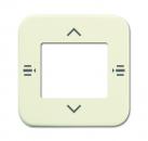 B+J Zentralscheibe fŸr Bedienelement 7-fach, wei§, Busch-Installationsbus KNX, Tasterankopplung KNX 6108/61-212