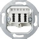 Gira TAE-Anschlussdose TAE 3 x 6 NFN Einsatz Wei§ 003302