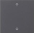 Gira S3000 Bedienaufs. Pfeilsymbole System 55 Anthrazit 536128