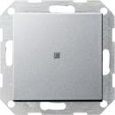 Gira Taster Wechsler gerade Kontrollf. System 55 F Alu 012026