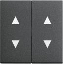 Gira System 55 Jalousie Wippe 4fach Anthrazit 115028