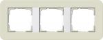 Gira Abdeckrahmen 3f Gira E3 Sand/Reinweiß 0213417