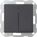 Gira Tastschalter Serien gerade System 55 Anthrazit 286028