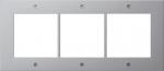 Gira Designrahmen 3f TŸrstation AP Gira TX_44 F Alu 850365