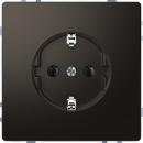 Merten Steckdose, Steckklemmen, Anthrazit, System Design MEG2301-6034