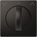 Merten Abdeckung Rollladen-Tast-Rastschalter-Einsatz, Anthrazit, System Design MEG3875-6034