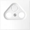 Merten Abdeckung Antennensteckdosen, Lotoswei§, System Design MEG4123-6035