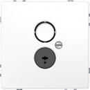 Merten Lautsprecher-Steckdosen-Einsatz, Lotoswei§, System Design MEG4345-6035