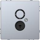 Merten Lautsprecher-Steckdosen-Einsatz, Edelstahl, System Design MEG4345-6036