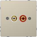 Merten Steckdose fŸr Audio Anschluss, Sahara, System Design MEG4350-6033