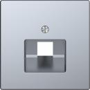 Merten Abdeckung UAE-Einsatz, 1fach, Edelstahl, System Design MEG4521-6036