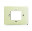 B+J Zentralscheibe fŸr Raumtemperaturregler oder Raumtemperaturregler mit CO2/Feuchte, elfenbein/wei§, Busch-Installationsbus¨ KNX, Raumtemperaturregle... 6109/03-22G