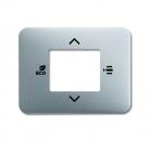 B+J Zentralscheibe fŸr Raumtemperaturregler oder Raumtemperaturregler mit CO2/Feuchte, titan, Busch-Installationsbus¨ KNX, Raumtemperaturregler Objektb... 6109/03-266