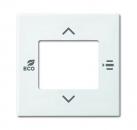 B+J Zentralscheibe fŸr Raumtemperaturregler oder Raumtemperaturregler mit CO2/Feuchte, alpinwei§, Busch-Installationsbus¨ KNX, Raumtemperaturregler Obj... 6109/03-914