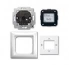 B+J Jalousie-Komfort-Timer, Komplettset, alpinwei§, Jalousiemanagement, Busch-Jalousiecontrol II 6411 UJ-914-101