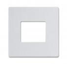 B+J Zentralscheibe, alusilber, future linear, Bedienelemente für Bewegungsmelder/Komfortschalter 6476-83