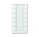 B+J Bedienelement 12-fach, studiowei§, Busch-Installationsbus KNX, ClimaECO Sensoren SB/U12.0.11-84