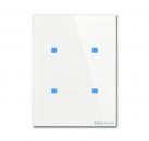 B+J Touch-Bedienelement, 4-fach, Busch-Installationsbus KNX, Busch-tacteo TB/U4.7.11-CG