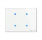 B+J Touch-Bedienelement, 4-fach, Busch-Installationsbus KNX, Busch-tacteo TB/U4.8.11-CG