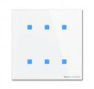 B+J Touch-Bedienelement, 6-fach, Busch-Installationsbus KNX, Busch-tacteo TB/U6.4.11-CG