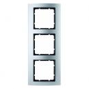 Berker B.3 Rahmen 3-Fach Alu/anthrazit 10133004