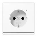 Jung SCHUKO-Steckdose mit LED-Licht LS1520-OWWLNW