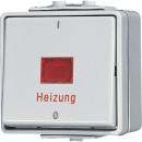 Jung WG 600 IP44 Heizung-Notschalter Aus 2-pol. 602HW