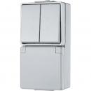 Jung WG 600 IP44 Steckdose mit Serienschalter 675W
