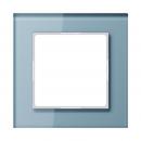 Jung A500 creation Rahmen 1fach Glas Blaugrau AC581GLBLGR