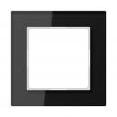 Jung A500 creation Rahmen 1fach Glas Schwarz AC581GLSW