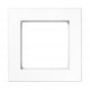 Jung A500 creation Rahmen 1fach Alpinweiß AC581WW